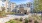 outdoor lounge area with a firepit and hammocks at the Bainbridge Cary apartment community