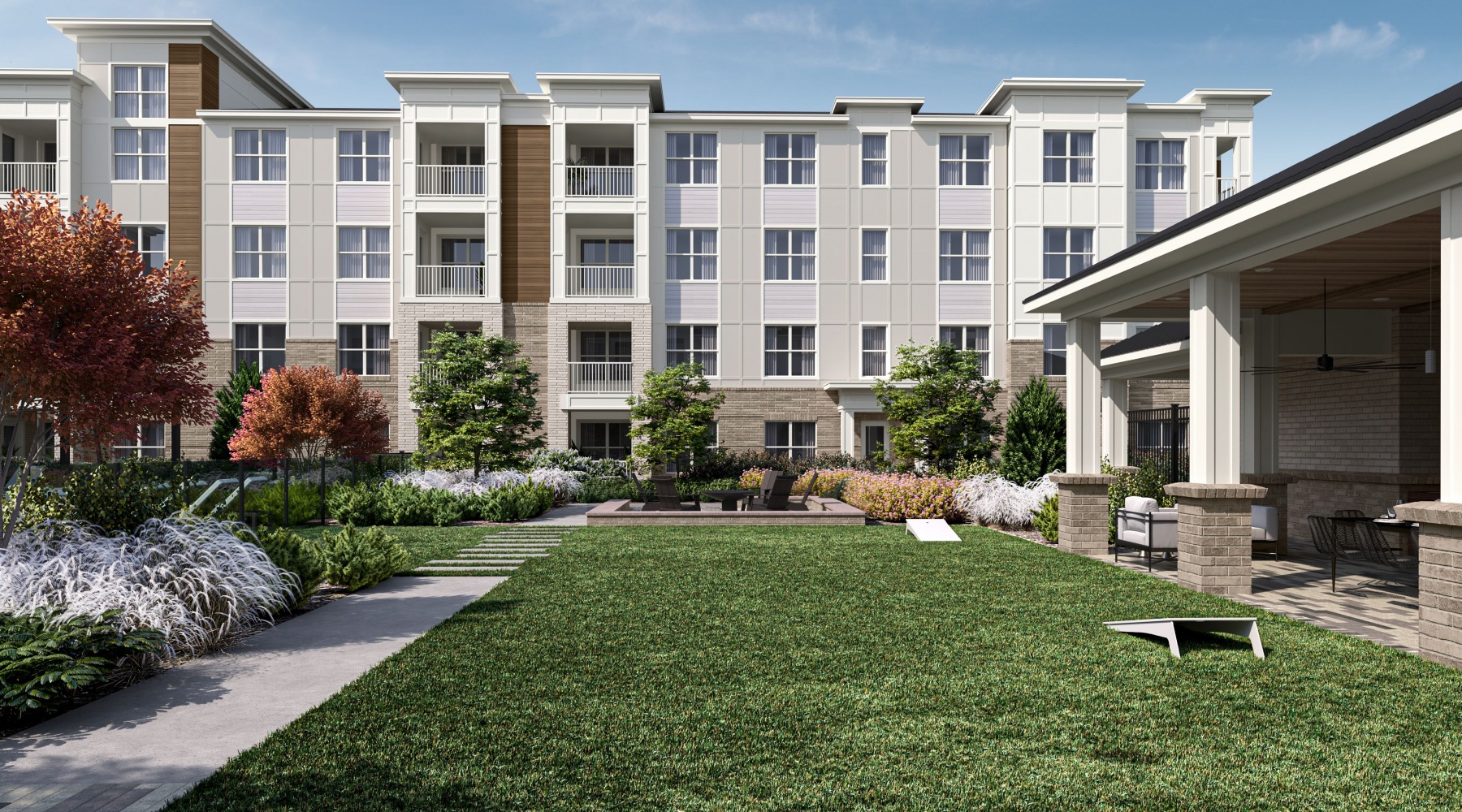 Bainbridge Cary is a petfriendly apartment community in Cary, NC